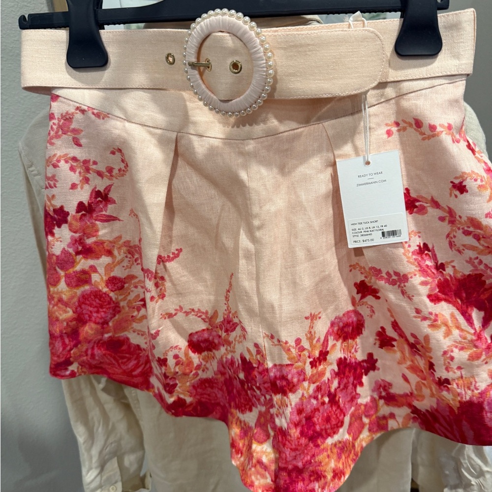 Zimmermann Floral Print Women Shorts - Picture 3 of 4